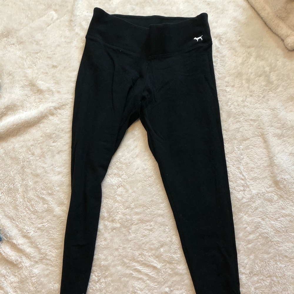 PINK Black Leggings